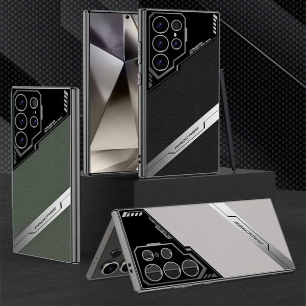 Electroplated Leather Case