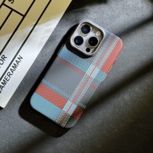 Blue Pattern Carbon Case