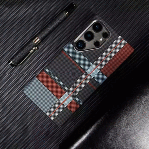 Blue Pattern Carbon Case