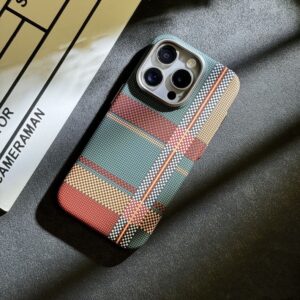 Green Pattern Carbon Case