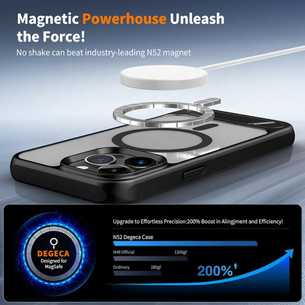 Magnetic Matte Transparent Case - Image 2