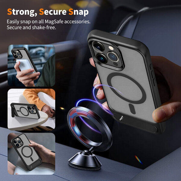 Magnetic Matte Transparent Case - Image 3