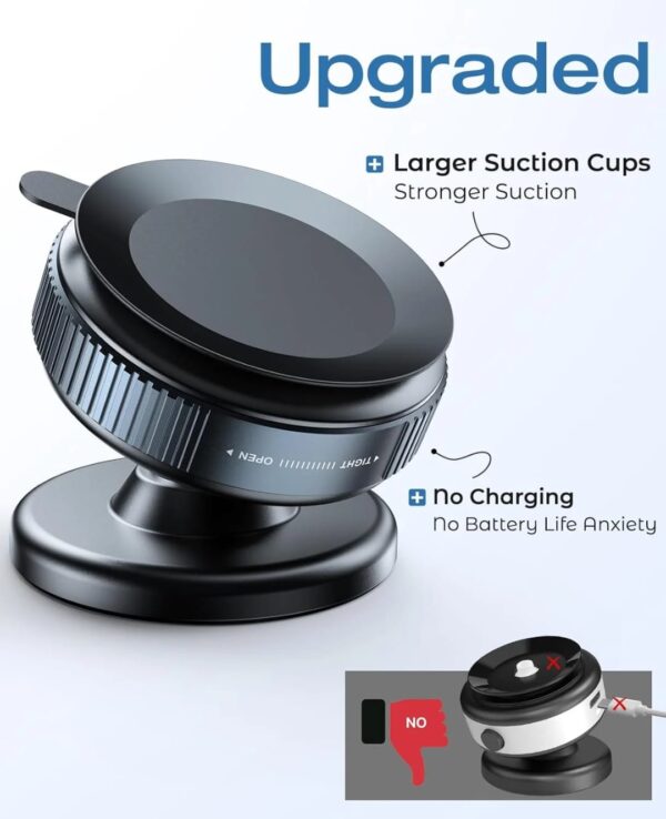 Vacuum Suction Magnetic Phone Holder - Image 4