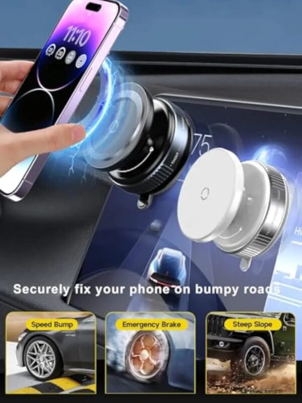 Vacuum Suction Magnetic Phone Holder - Image 7