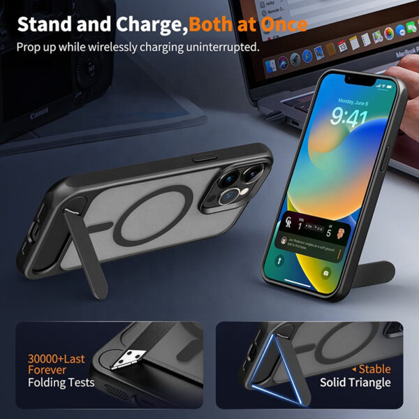 Magnetic Matte Transparent Case - Image 4