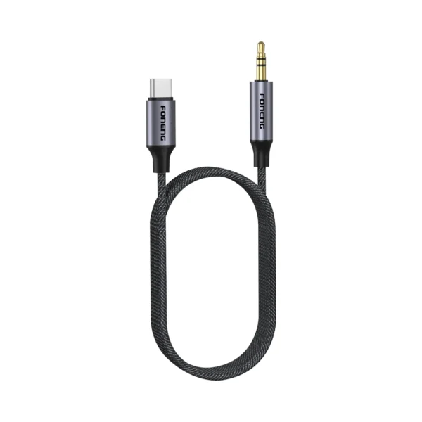 Foneng BM31 Metal Audio Cable (Male 3.5mm) To Type-C - AUX