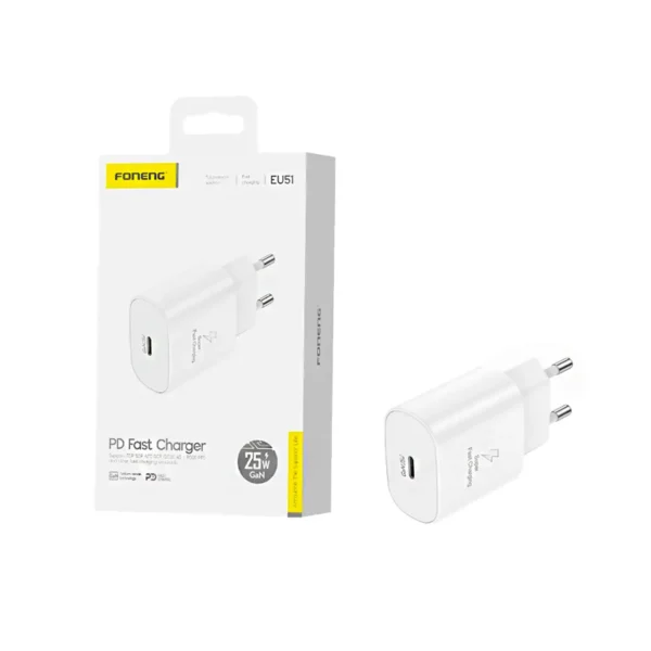Foneng EU51 USB-C GaN Charger - 25W - Image 2