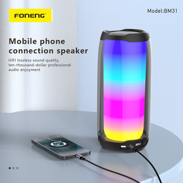 Foneng BM31 Metal Audio Cable (Male 3.5mm) To Type-C - AUX - Image 3