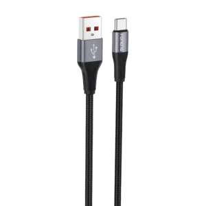 Foneng X112 1M Metal Head Braided Fast Charging Cable - Type-C