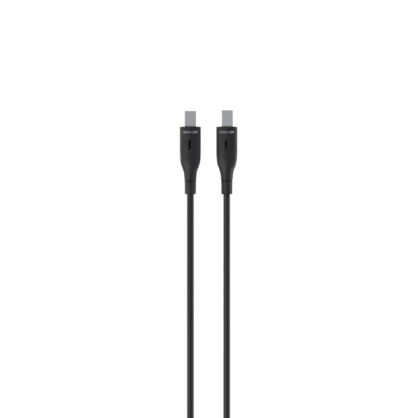 Green Lion USB-C To USB-C PVC Cable - 60W - Black