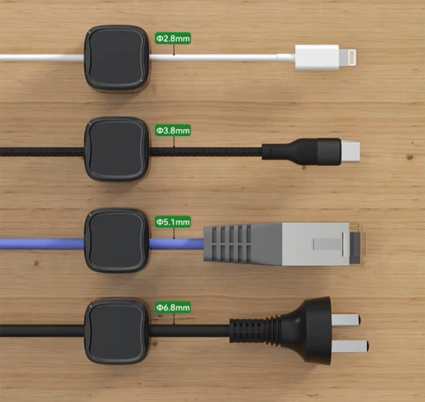 Cable Clips Cord Organizer(4 pcs) - Image 3
