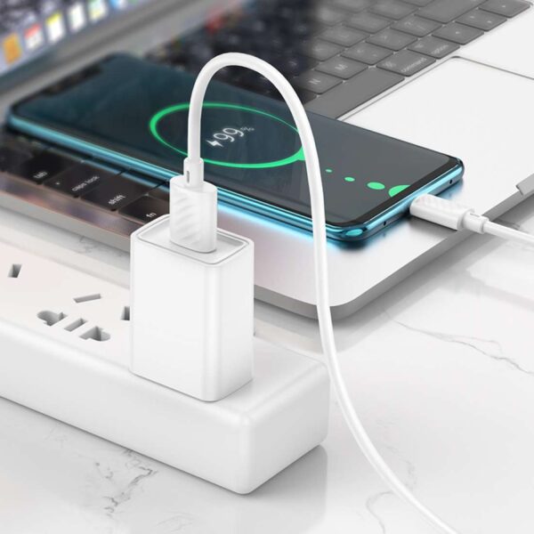 hoco X88 USB to Type-C Fast Charging Data Cable 3A 1m - Image 3