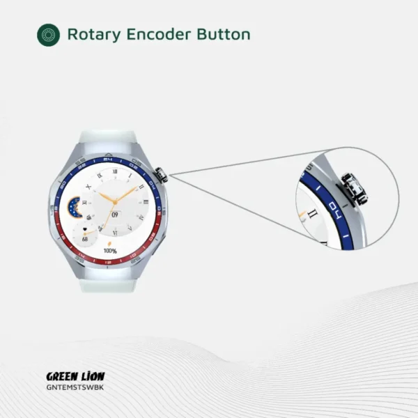 Green Lion Tech Master Smart Watch - AMOLED - Silver - Image 3