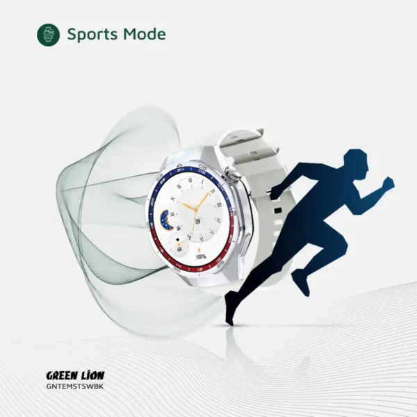Green Lion Tech Master Smart Watch - AMOLED - Silver - Image 4