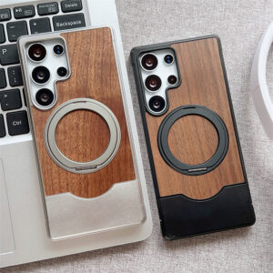 Wooden design Metal Case
