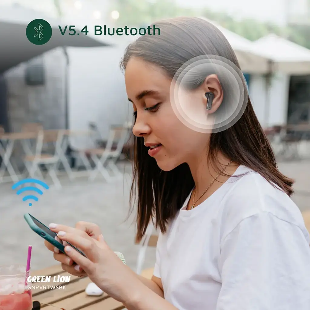 Green Lion River True Wireless Earbuds | Black - Silver - Gold - Image 6