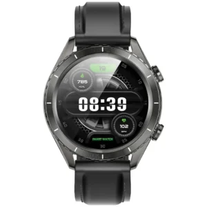 Green Lion Galvin Smart Watch with 1.43" AMOLED Display | Black - Silver Blue