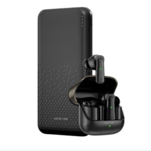 Green Lion Rome Powerbank & TWS Earbuds - Black