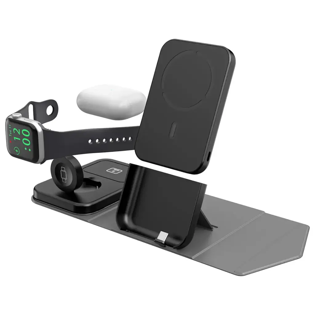 Green Lion Trio Charge Pro 5000mAh Power Bank PD 20W - Gray