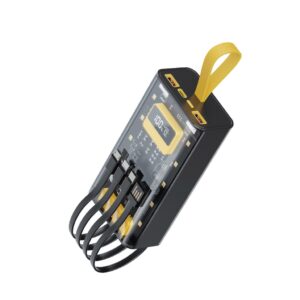 Green Lion Transparent Pro 20000mAh Power Bank - Black