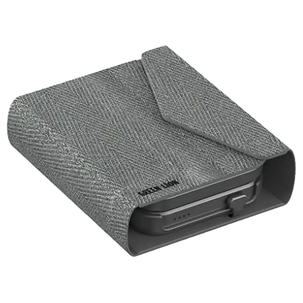 Green Lion Trio Charge Pro 5000mAh Power Bank PD 20W - Gray - Image 3