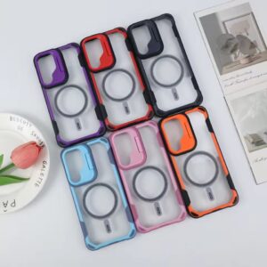 Clear With Colored Borders Samsung Case